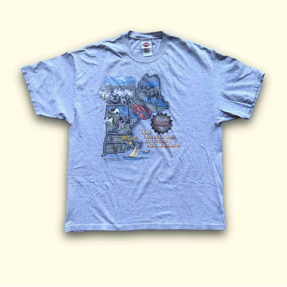 Vintage Harley Davidson 1997 Montys Cycle Shop T Shirt XL Mens RK Stratman